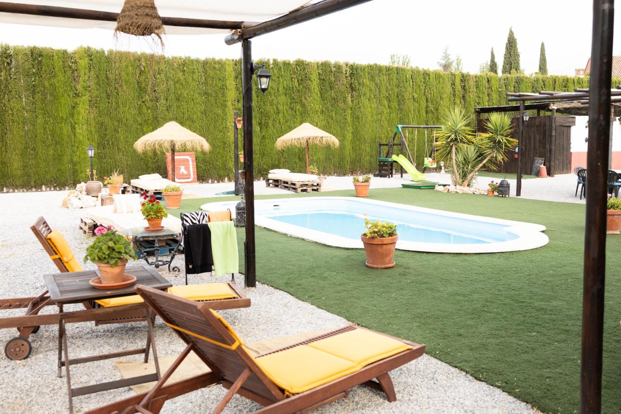 La Cuadra, Finca A Los Pies De Sierra Nevada, A 10 Minutos Del Centro, Piscina, Jardin, Barbacoa La Zubia  Εξωτερικό φωτογραφία